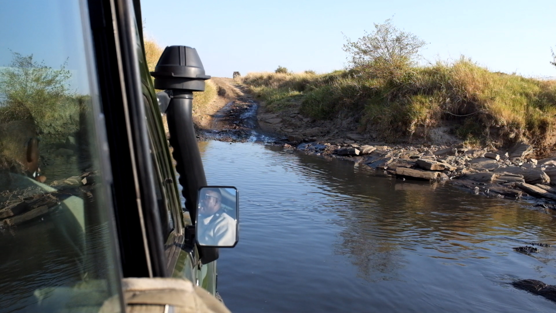 Masai Mara - Wasserdurchfahrt