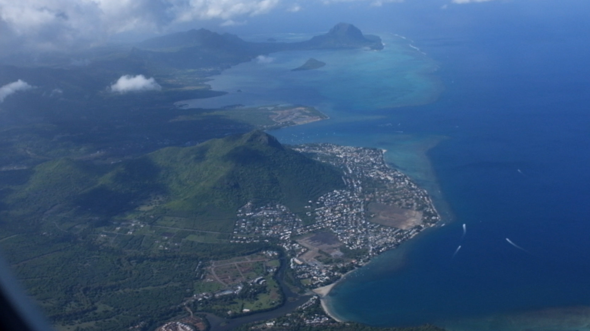 Anflug auf Mauritius 2018