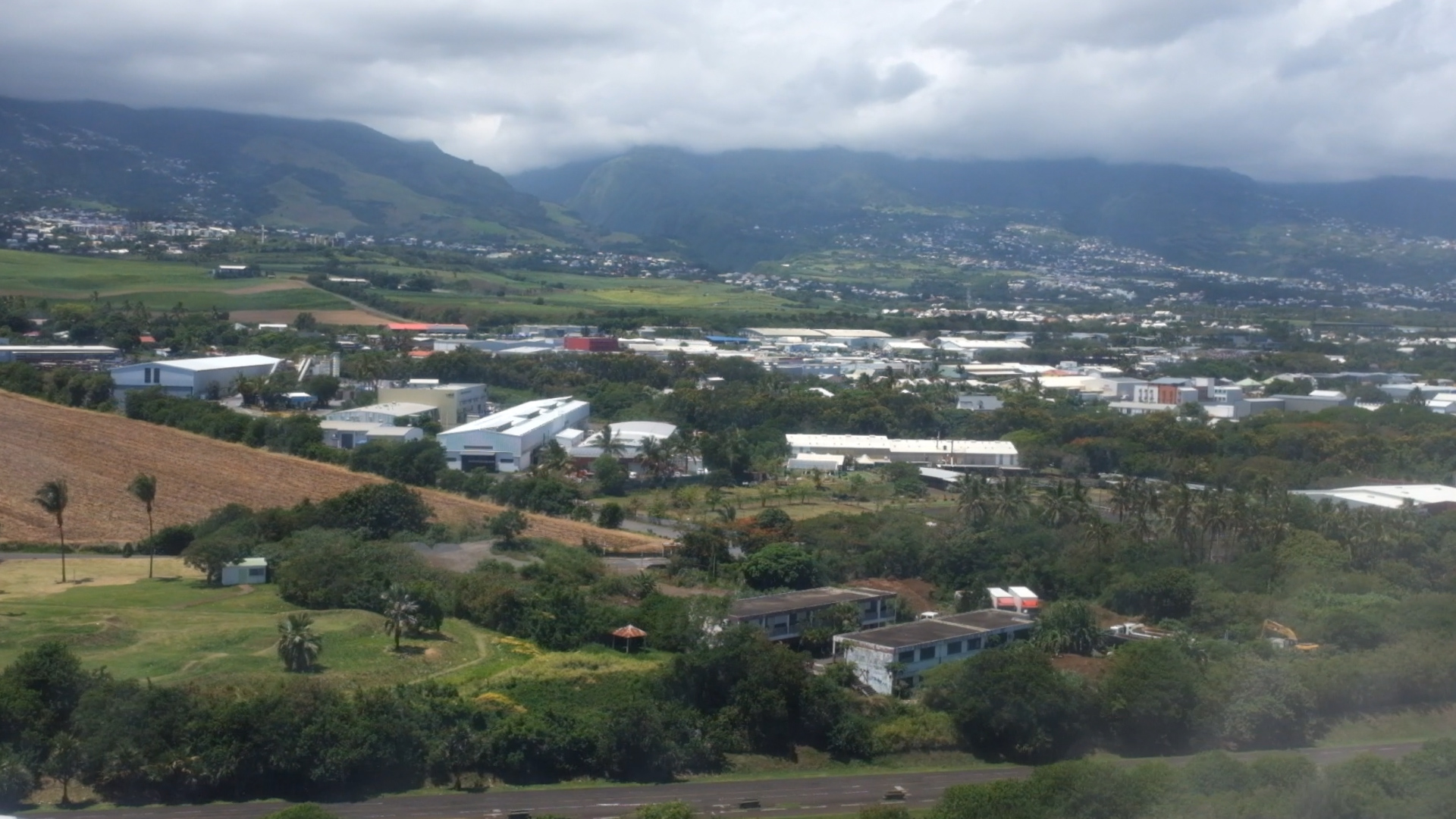 Anflug auf La Reunion