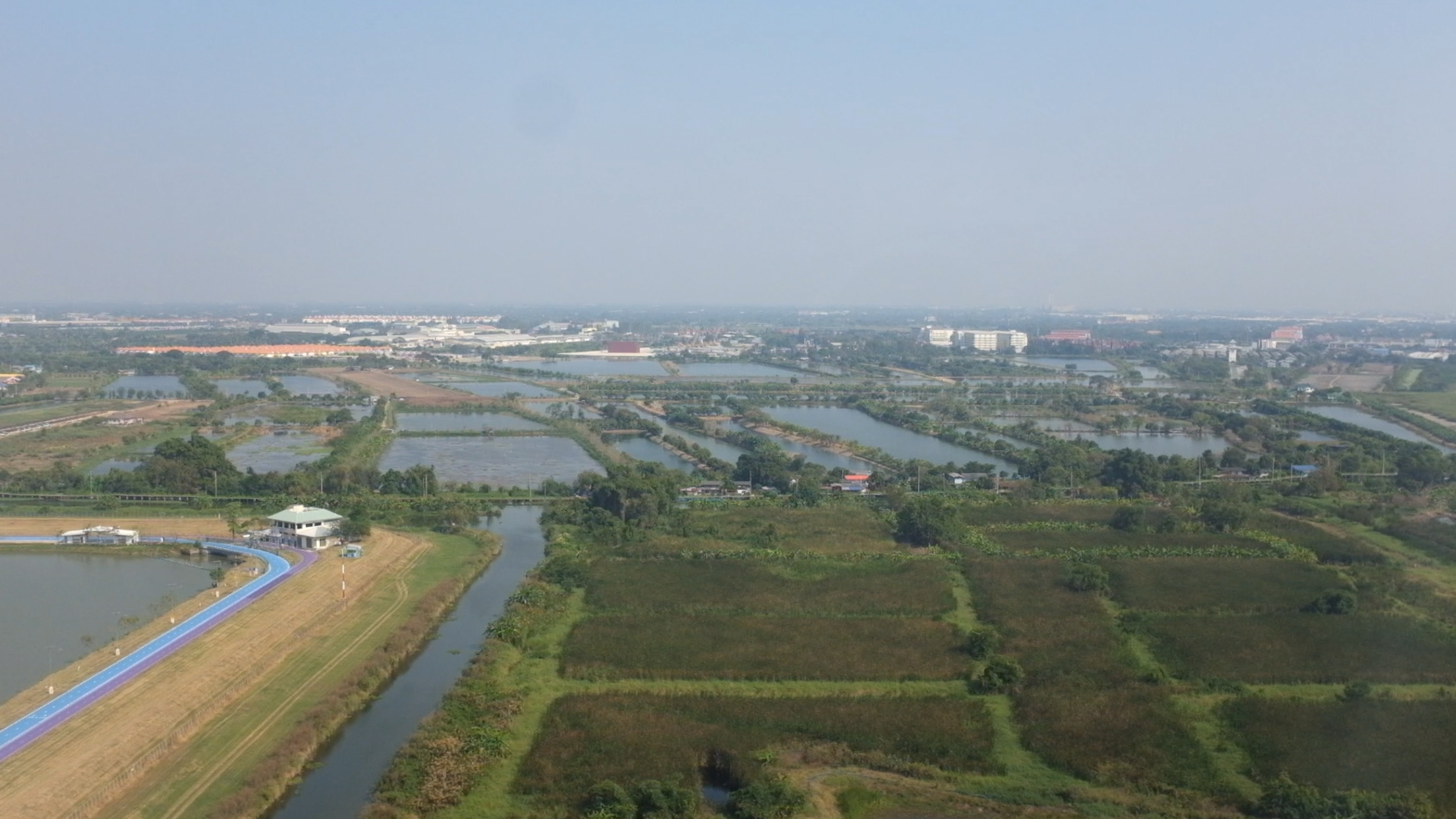 Anflug auf Bangkok