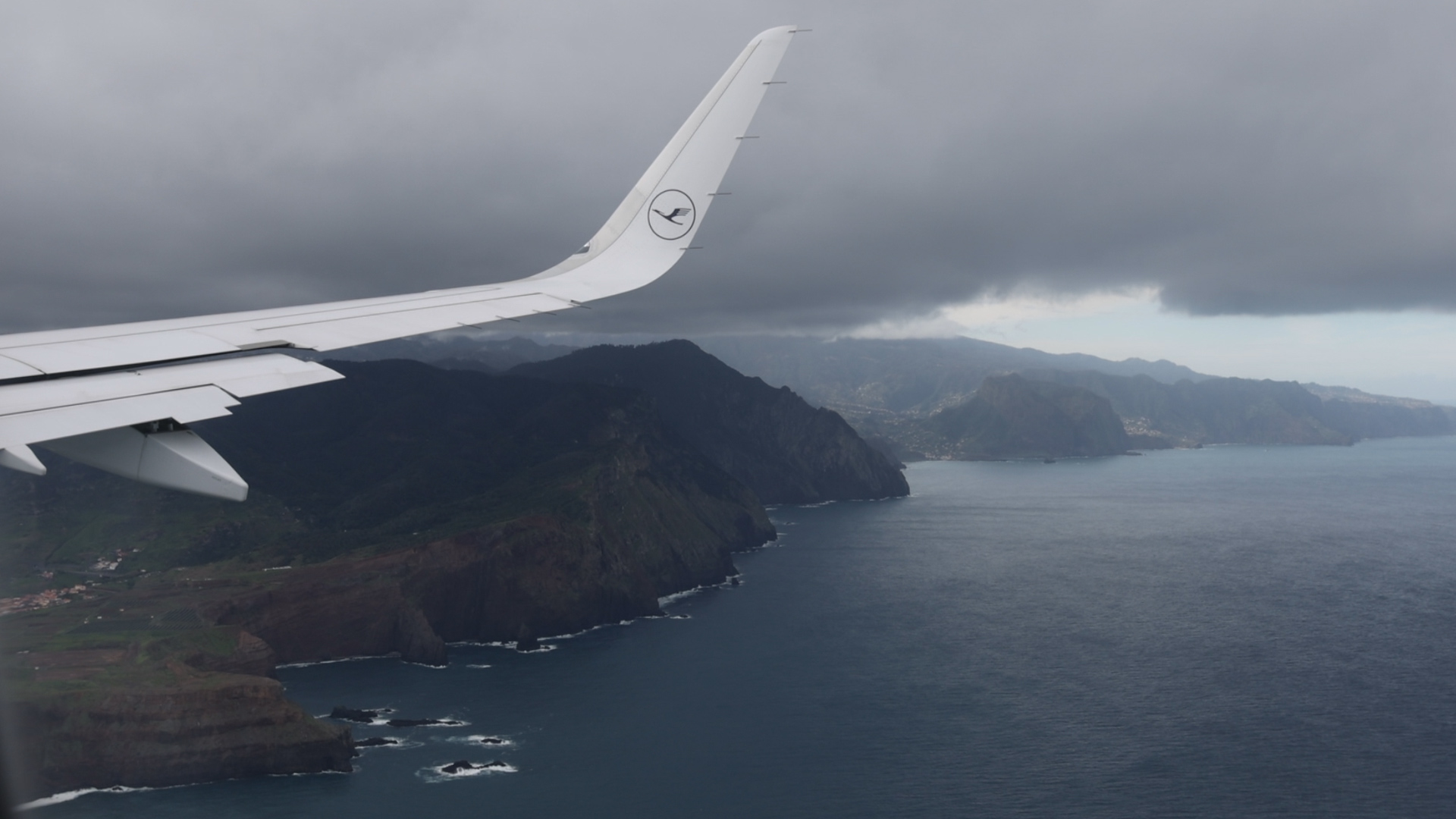 Anflug auf Funchal