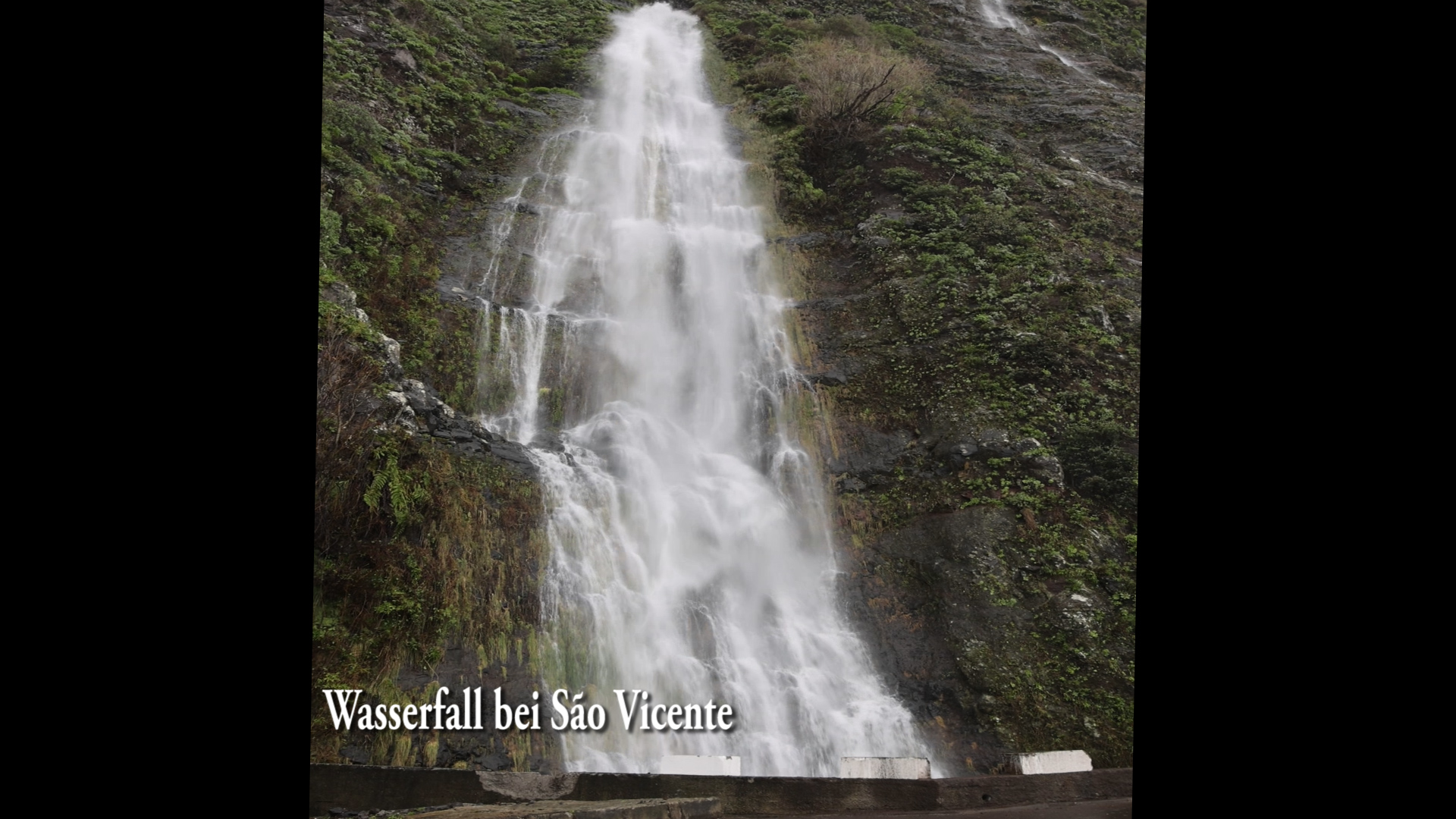 Wasserfall bei São Vicente