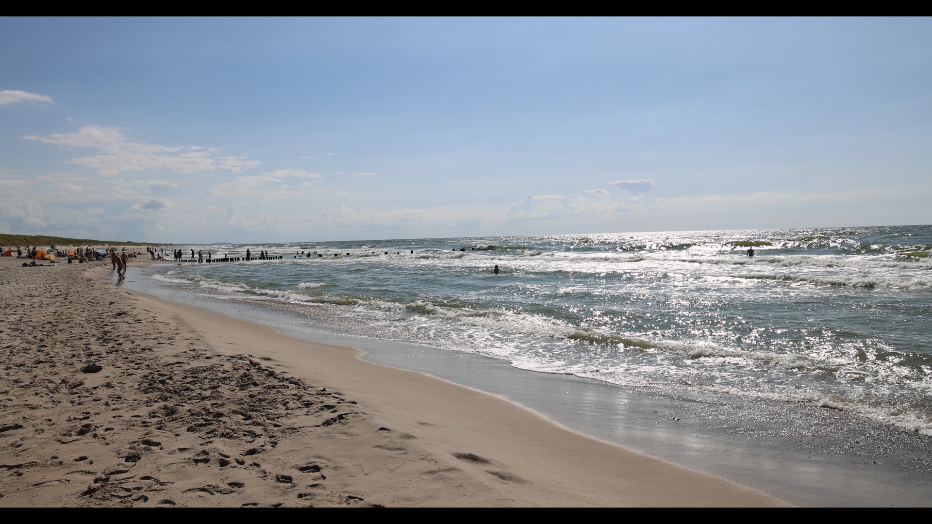 Auf der Kurischen Nehrung am Strand