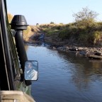 Masai Mara - Wasserdurchfahrt