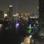 Blick auf den Chao Phraya in Bangkok